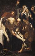 Dirck van Baburen Descent from the cross or lamentation. oil painting reproduction